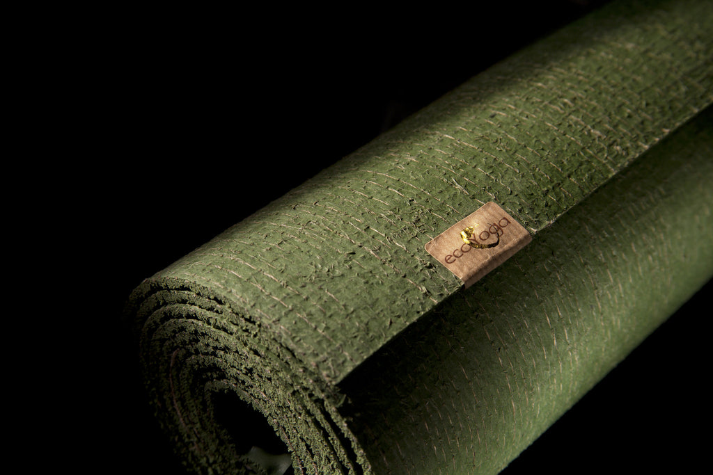 The Original Eco Yoga Mat, 100% natural, best grip - ecoYoga Canada